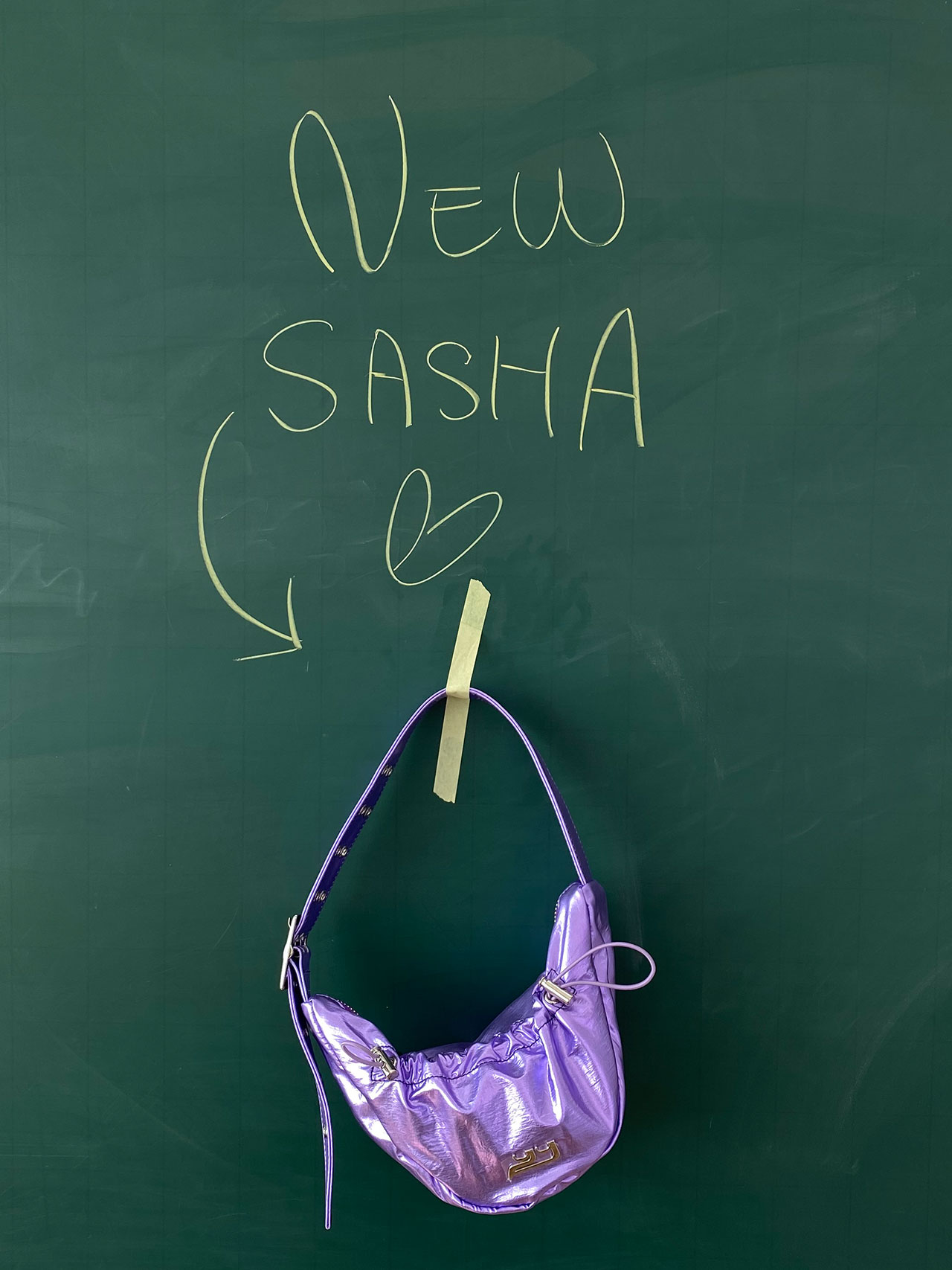 Y.11 Sasha Draw String Mini Buckle Bag / Y.11-BB16 / ULTRA VIOLET